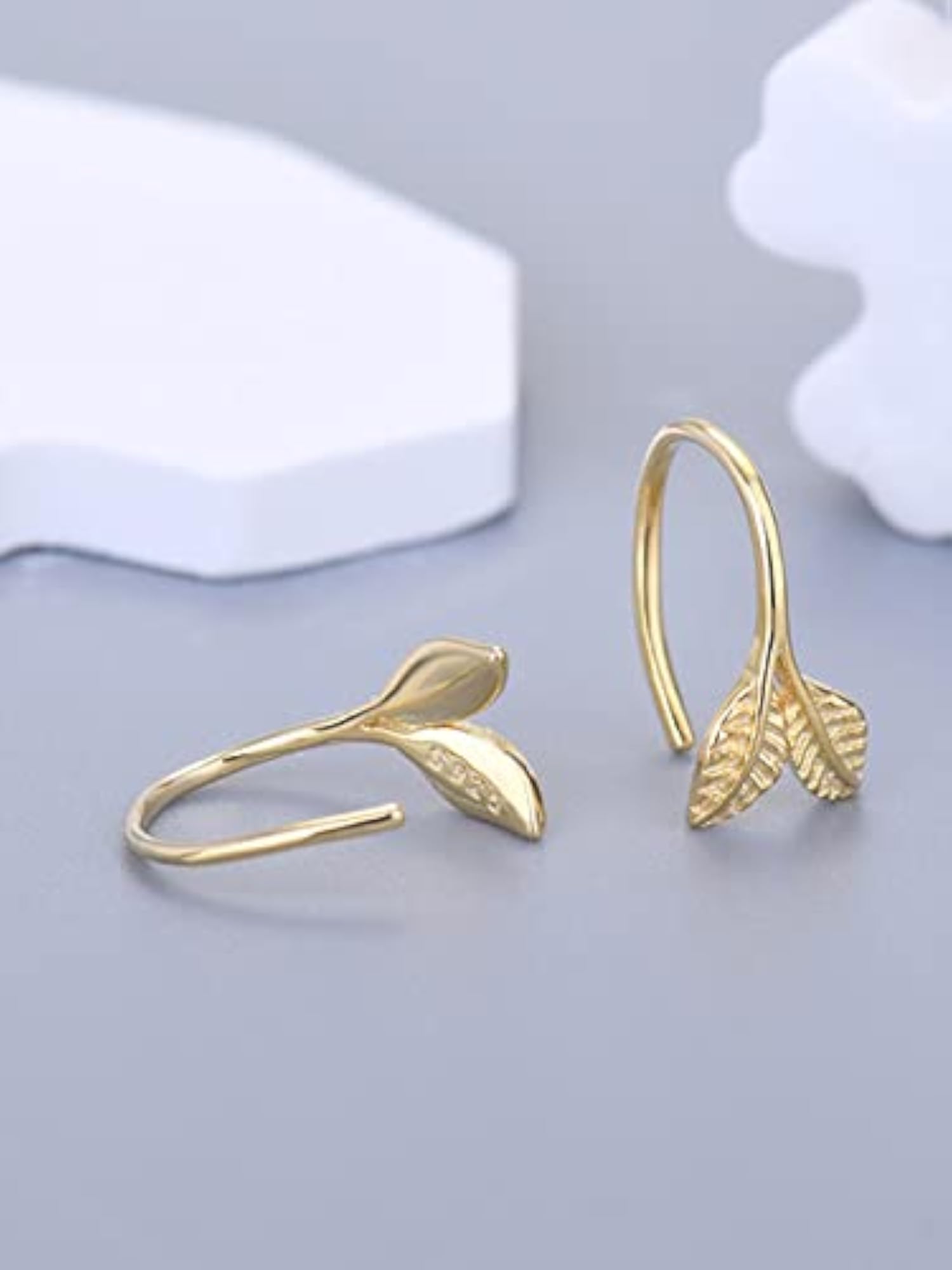 925 Sterling Silver Drop Earrings, Pure Gift for Birthdays